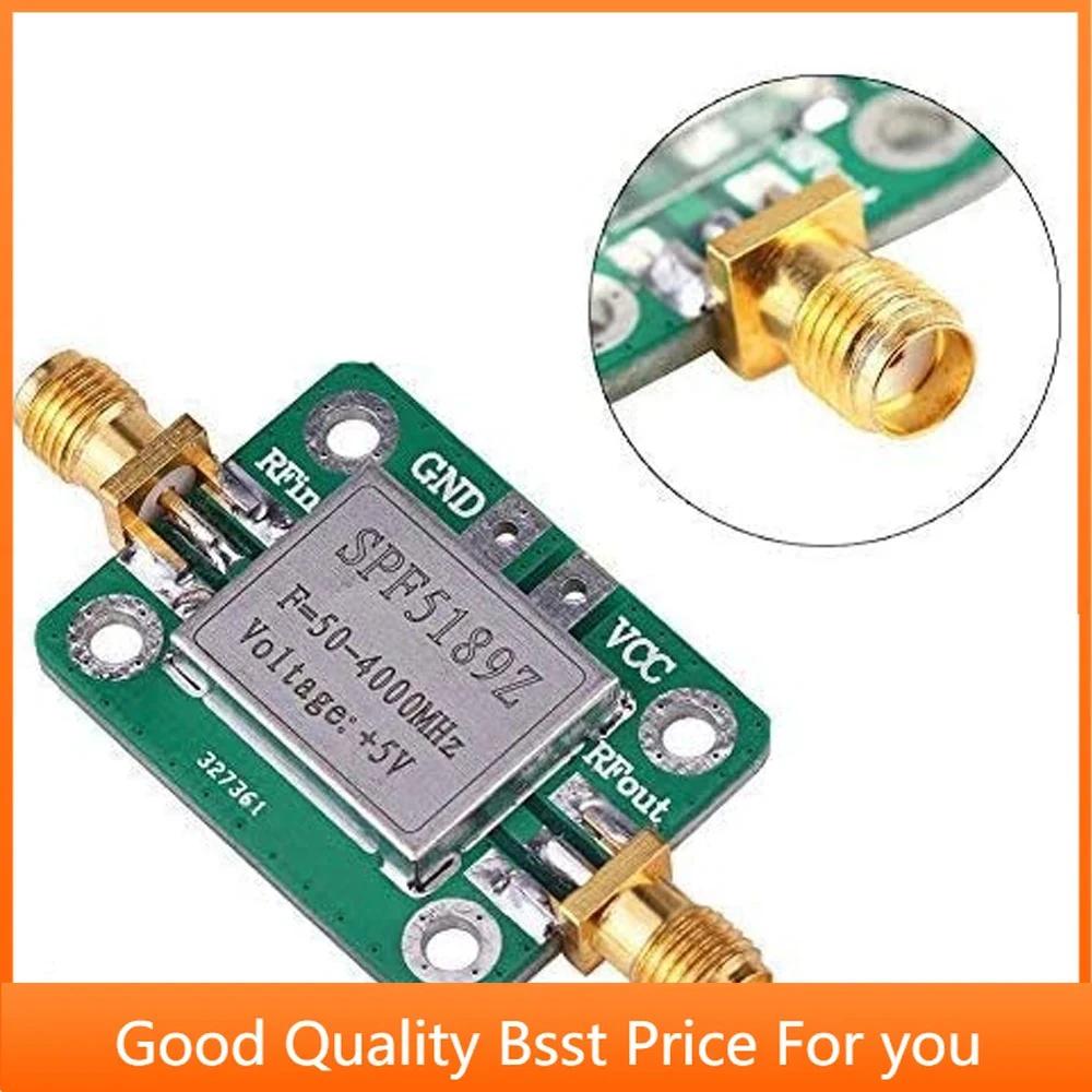 RF Amplifier, Low Noise LNA 50 To 4000MHz SPF5189Z RF Amplifier for Amplifying FM HF VHF UHF Radio Signal