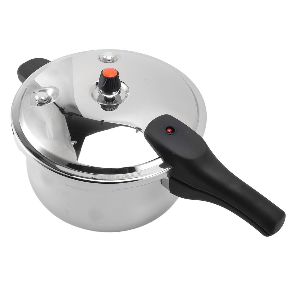 Electric Pressure Cooker Stainless Steel 80KPA Stovetop Steam Pressure Cooker with Pressure Limit Valve for Home Fast Cooking