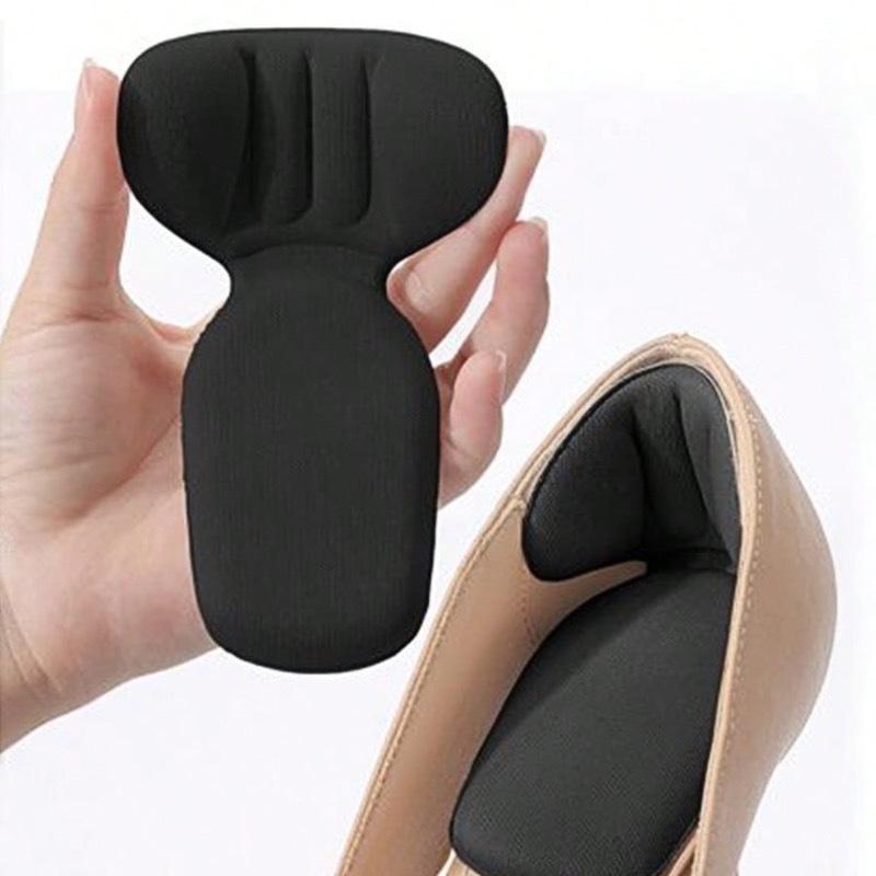1 Pair T-Shaped Foam Heel Grips, Thickened Anti-Slip & Friction Resistant High Heel Insoles For Women High Heels Women Pumps And Men Sneakers Shoes