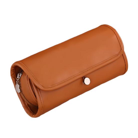 Travel Makeup Brush Bag Roll Up Makeup Brush Organizer 12 Slots Makeup Brush Case with Zipper Pocket for Cosmetic Essentials Makeup Brushes