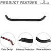 Lcojicep Car Center Vent Frame Trim Compatible with Rivian R1T R1S 2022-2023, ABS Car Interior Center Air Conditioner Lower Trim Accessories (Carbon