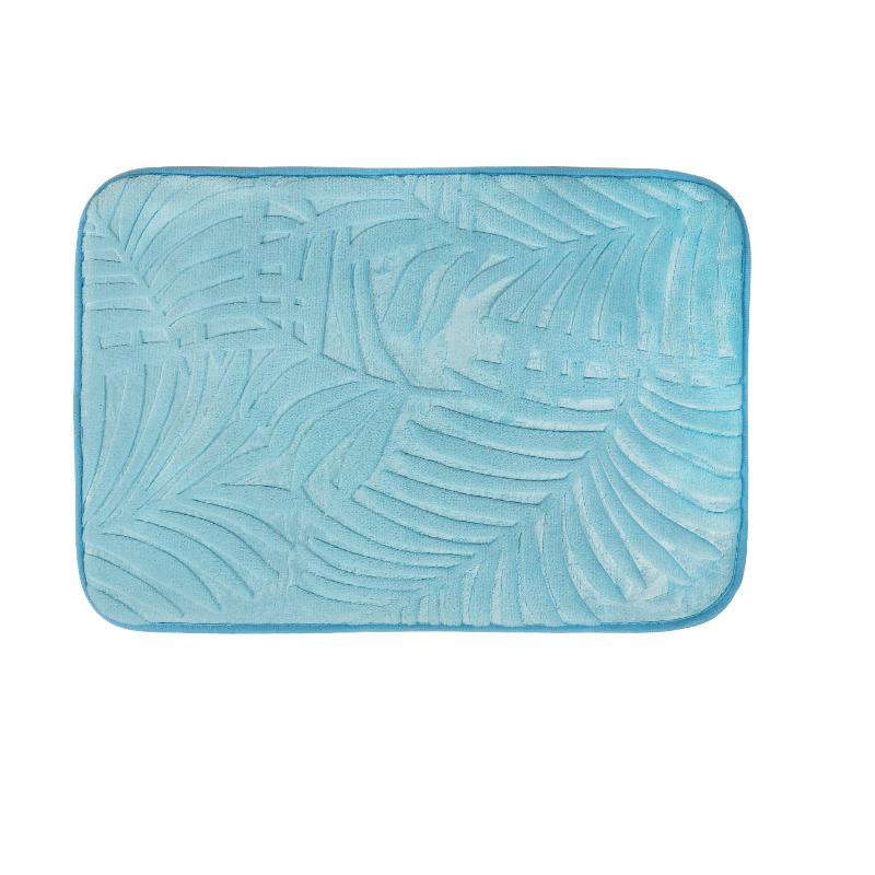 Floor Bath Mat Coral Fleece Bathroom Carpet Water Absorption Non-slip Memory Foam Absorbent Washable Rug Toilet Floor Mat
