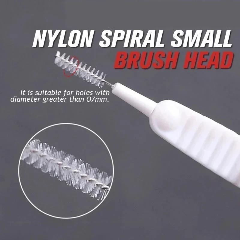 Perie de curățare duș Cap de duș Perie de nailon anti-înfundare Dispozitiv de curățare a tastaturii pentru computer pentru găuri de telefon Instrument de curățare a prafului