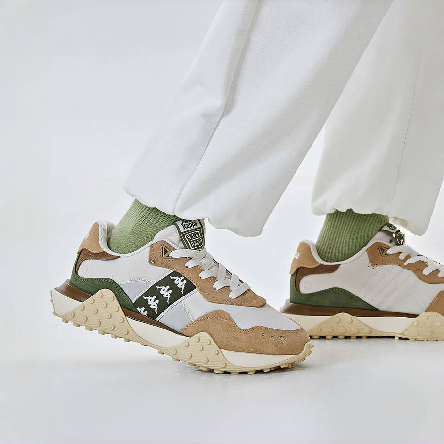 Kappa Back-To-Back Fashion Versatile Comfortable Rebound Exquisite Trendy Non-Slip Wear-Resistant Low-Top Running Shoes Unisex sneaker K0DZ5MM07D-133A