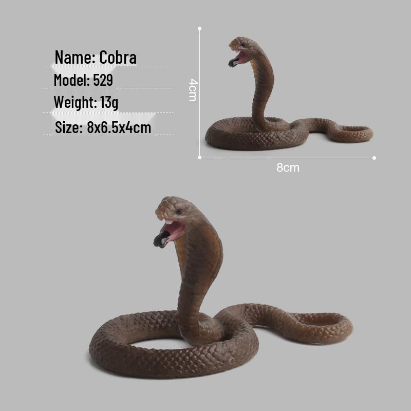 Children's Wild Animal Simulation Snake Toy Model
