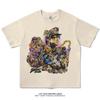 Unisex 2026 Summer JoJo's Bizarre Adventure Jotaro Kujo And Characters Manga Graphic Oversized Y2K Streetwear T-shirt