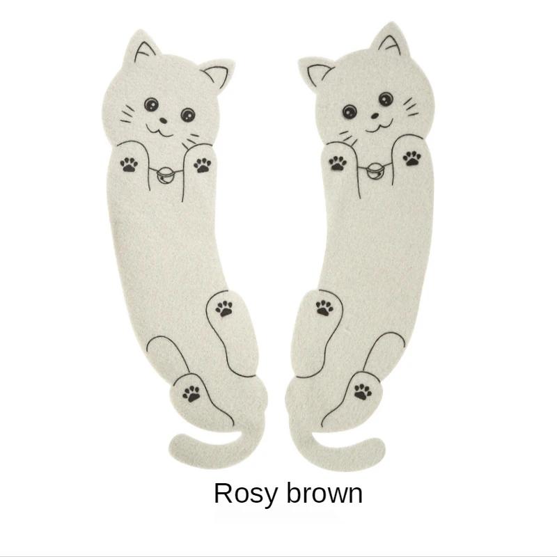 Household Cuttable Toilet Cushion Cute Cartoon Cat Adsorption Type Toilet Seat Cover Washable Creative Toilet Seat Cushion