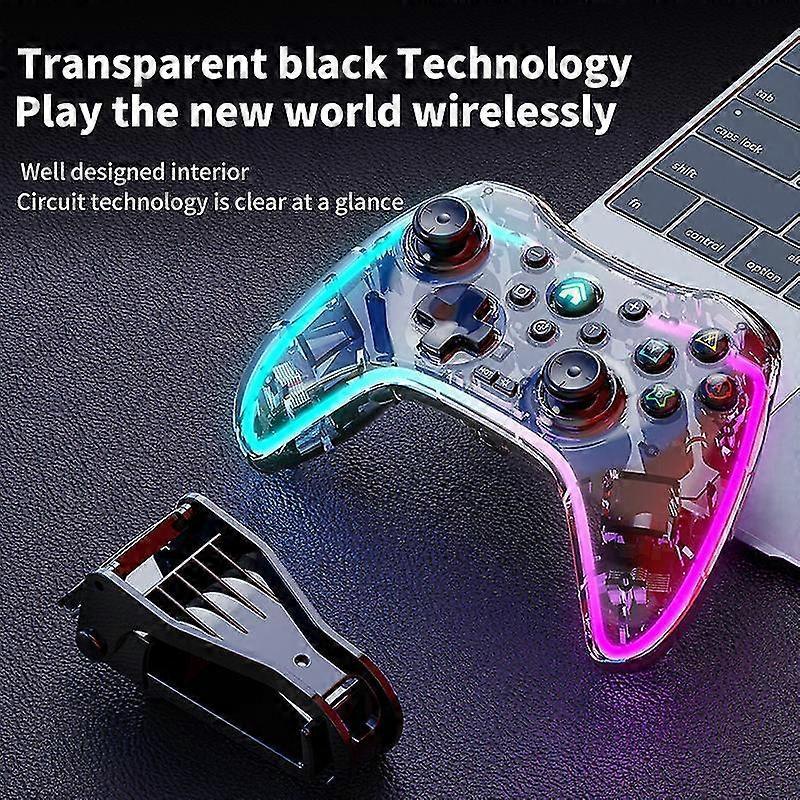 Hasacool Switch Pro Controllers For Nintendo Switch/switch Lite/oled, Wireless Switch Controller Gamepad Joystick With Turbo/precise Motion Control/vi