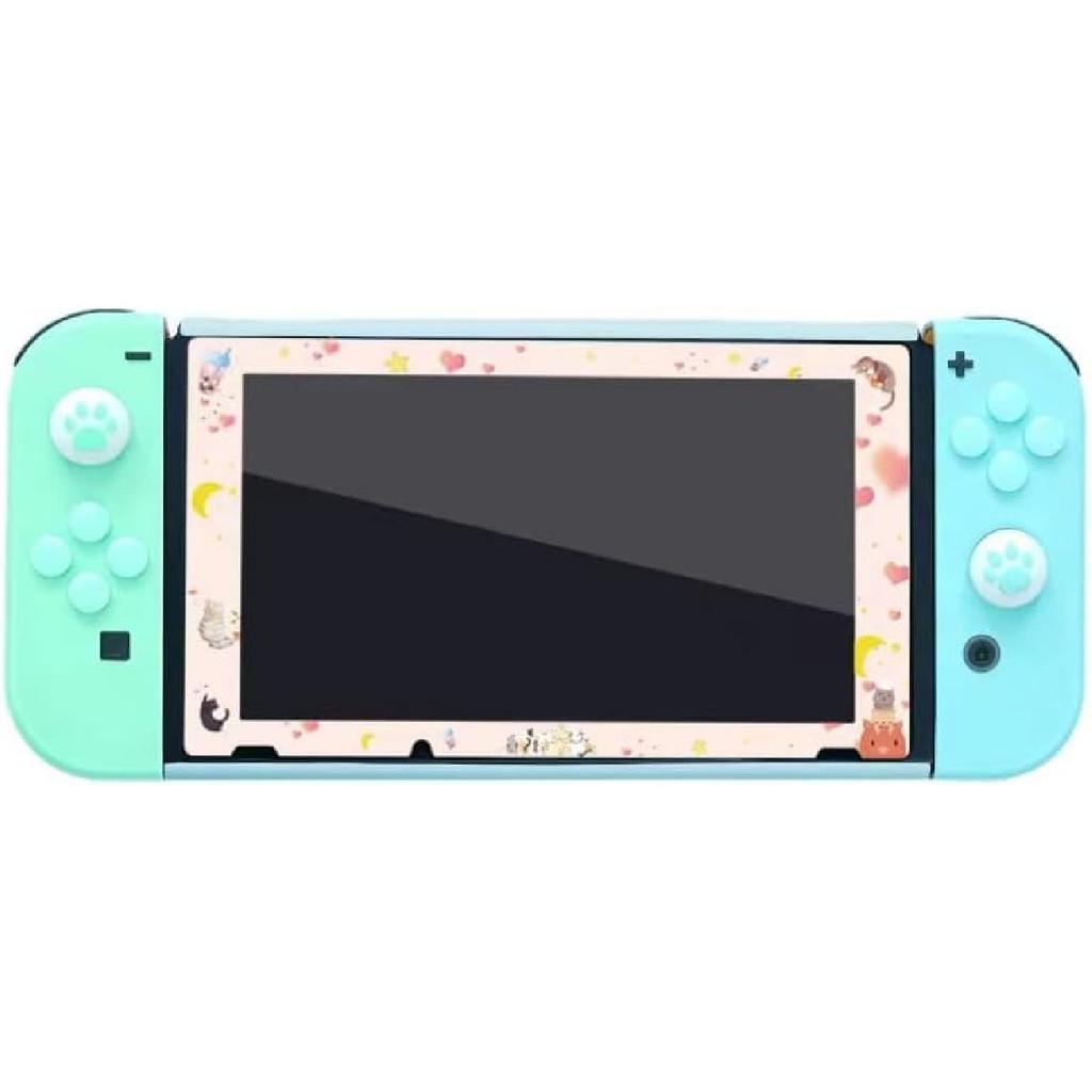 Paw Print Thumb Grip Caps for Nintendo Switch, Button Cap Set for Nintendo Switch Joy-con - Animal Crossing New Horizons Theme