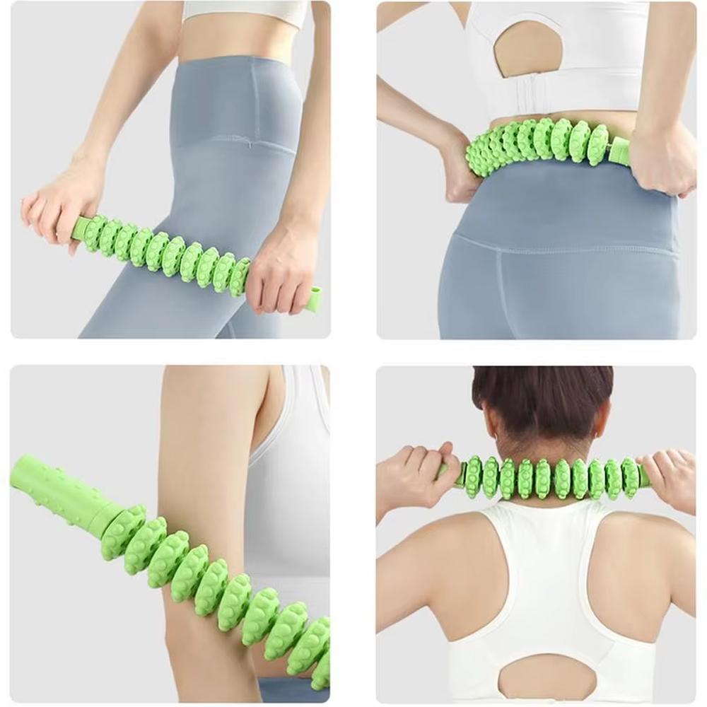 1Pcs   Bendable Muscle Roller Stick Multi-Function Fascial Massage Cellulite Removal Lymphatic Circulation Sore Muscle Relief