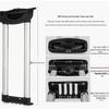 Telescopic Luggage Rod Replacement Set for Suitcase Handles