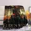 1Pc Elden Ring Print Flannel Blanket, High Quality Comfortable for All Seasons, Home Decor, Warmth and Comfort, Perfect for Christmas Gifts
