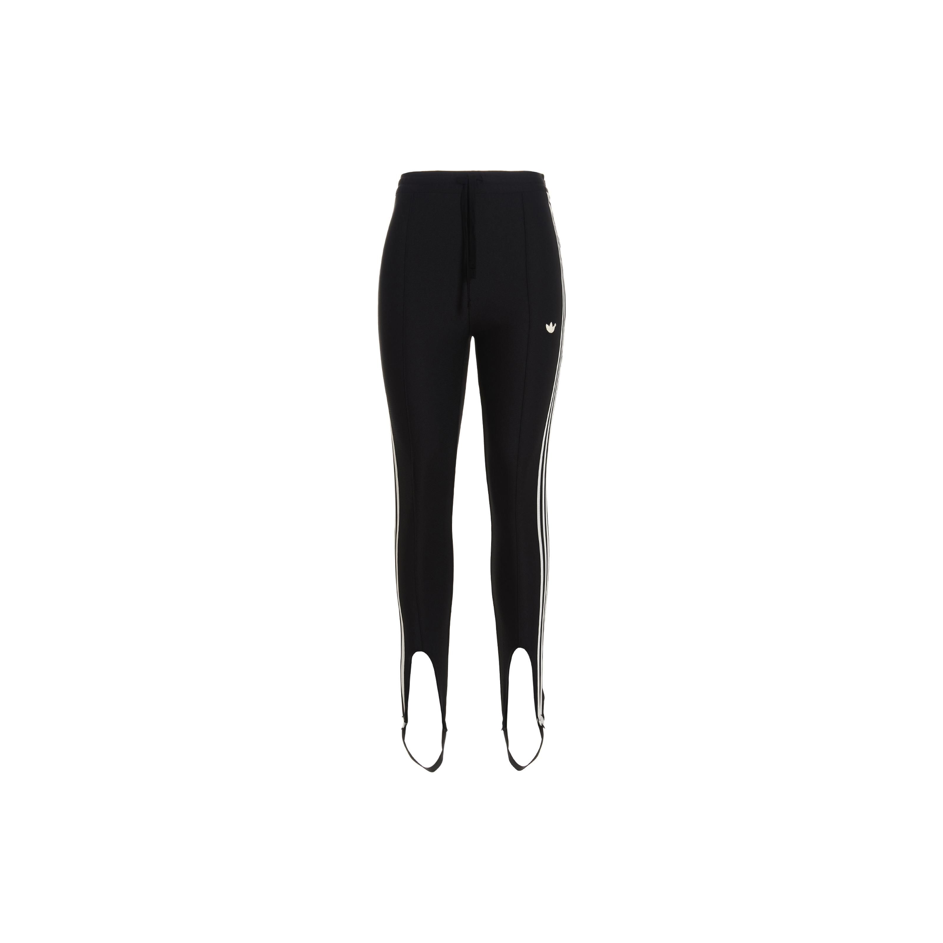Adidas Originals X Blue Version Striped Logo Print Slim Fit Leggings Women leggings Black H20394 30