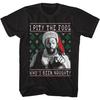 Mr. T Who's Been Naughty Black Adult T-Shirt Unisex T-Shirt
