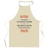 Tablier De Cuisine - Planetee Un Pedro - Impression Bretonne - Coton Résistant - Liens Ajustables