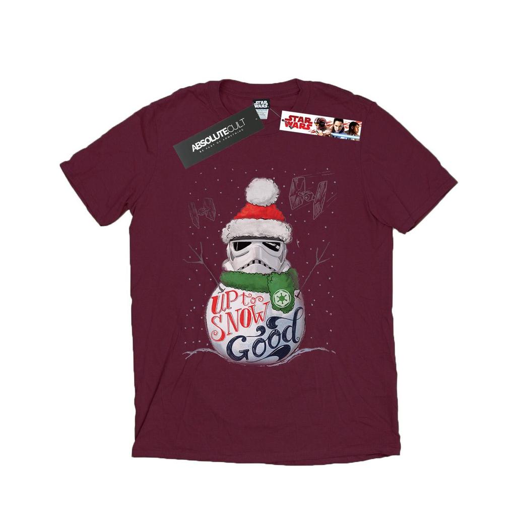 STAR WARS Mens Stormtrooper Up To Snow Good T-Shirt