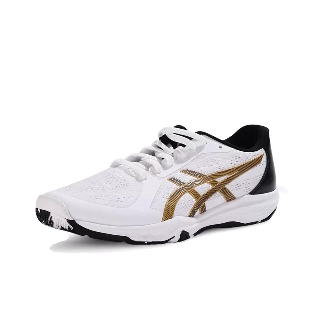 Asics DynaFeather Białe Czarne Złote Unisex Trampki 1073A064-101