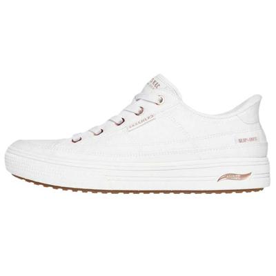 Arch Fit Arcade Comfortable Fashion Trendy Low Top Lifestyle Casual Shoes Women Sneaker White 177197-WHT