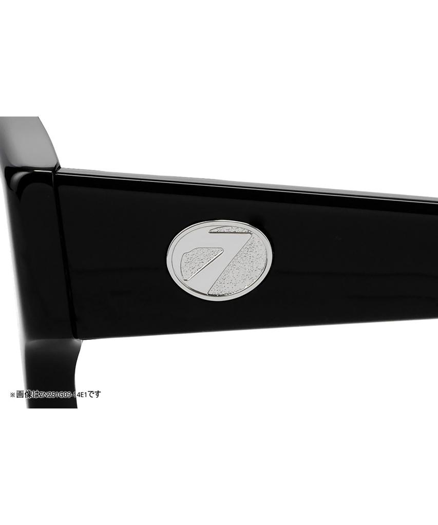 Zoff STUDIO SEVEN Oval Sunglasses Horizontal Colored Lenses UV Protection Unisex (Black, ZN251G09_14E2) Men's, Women's, [5517-145]