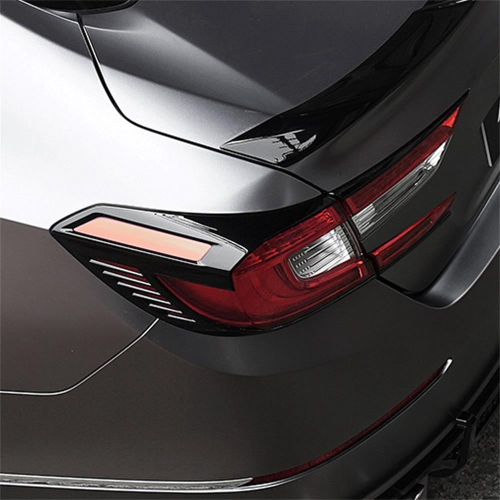 6Pcs Rear Tail Light Lamp Cover Trim For Honda Accord 2018 2019 2020 2021 2022