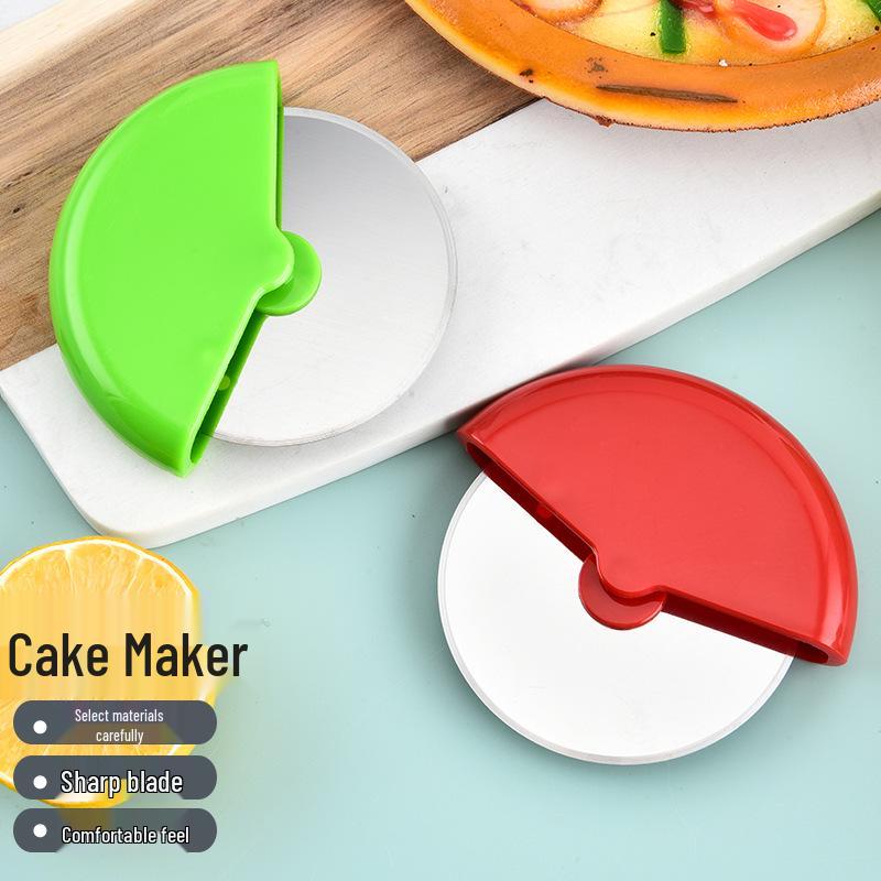 Creative Stainless Steel Pizza Wheel Cutter & Pastry Roller Slicer for Kitchen Baking