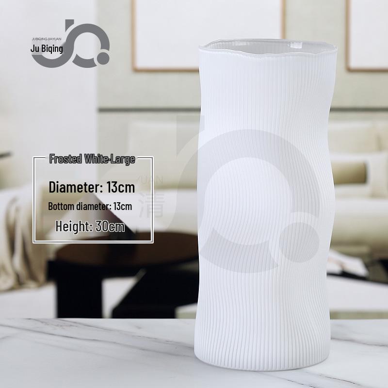 Nordic Clear Glass Vase for Lucky Bamboo - Stylish Living Room Decor & Floral Arrangements