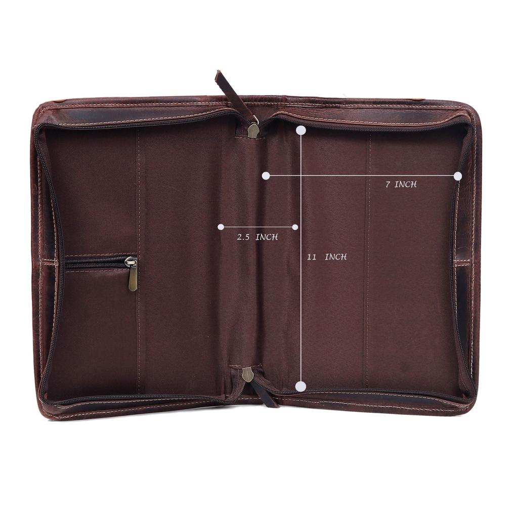 Personalized Leather Bible Cover: Handmade Christian Gift with Handle