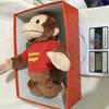 Plyšová opička Curious George Hračka 30 cm Měkký mazlivý kamarád Dětský dárek k narozeninám