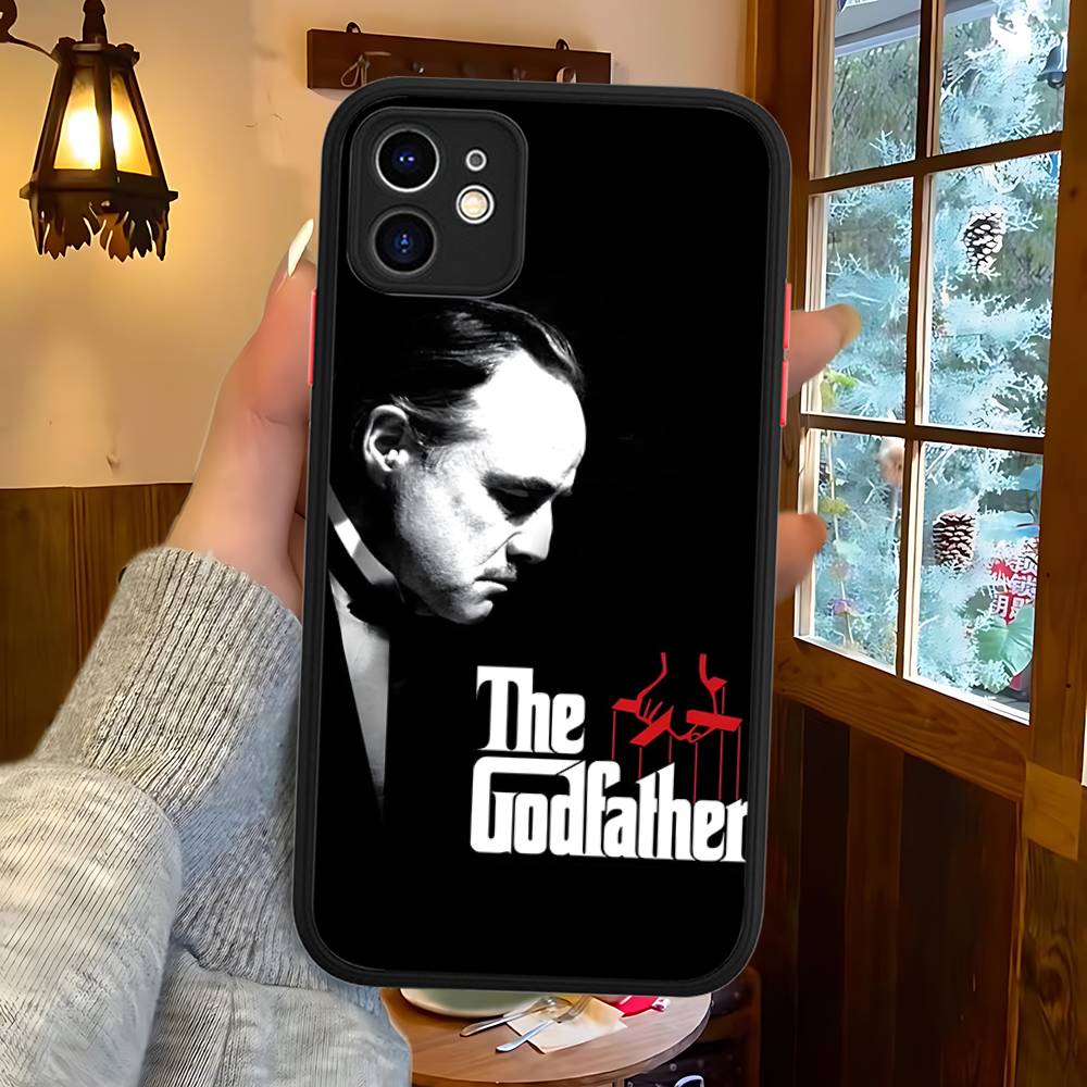 

United States TV The Godfather Phone Case For IPhone 16 15 14 13 12 11 Pro Max Plus X XS MAX Black Matte Phone Fundas iphone 15 plus