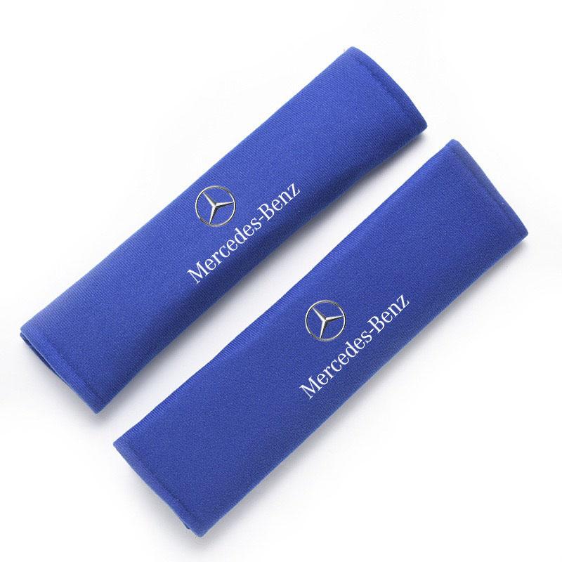 

Hot Car Sticker 2Pcs Car Shoulder Cover Cushion Seat Belt Pad Seat Belt Cover for Mercedes Benz C180 C200 C260 C300 W108 W124 W1 синій