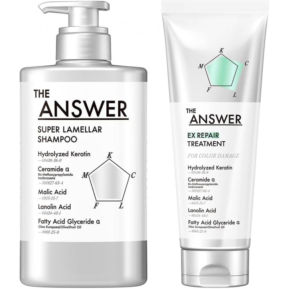 Набор шампуней The Answer Repair Treatment Бергамот   Аромат Лавра 5 Ключевых Эссенций