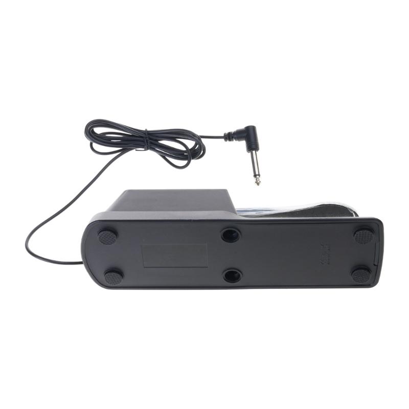 Piano Sustain Pedal Damper Pedal Polarity Switch Sustain Pedal Foot Switch 6.35mm Plug for Digital Piano MIDI Keyboard