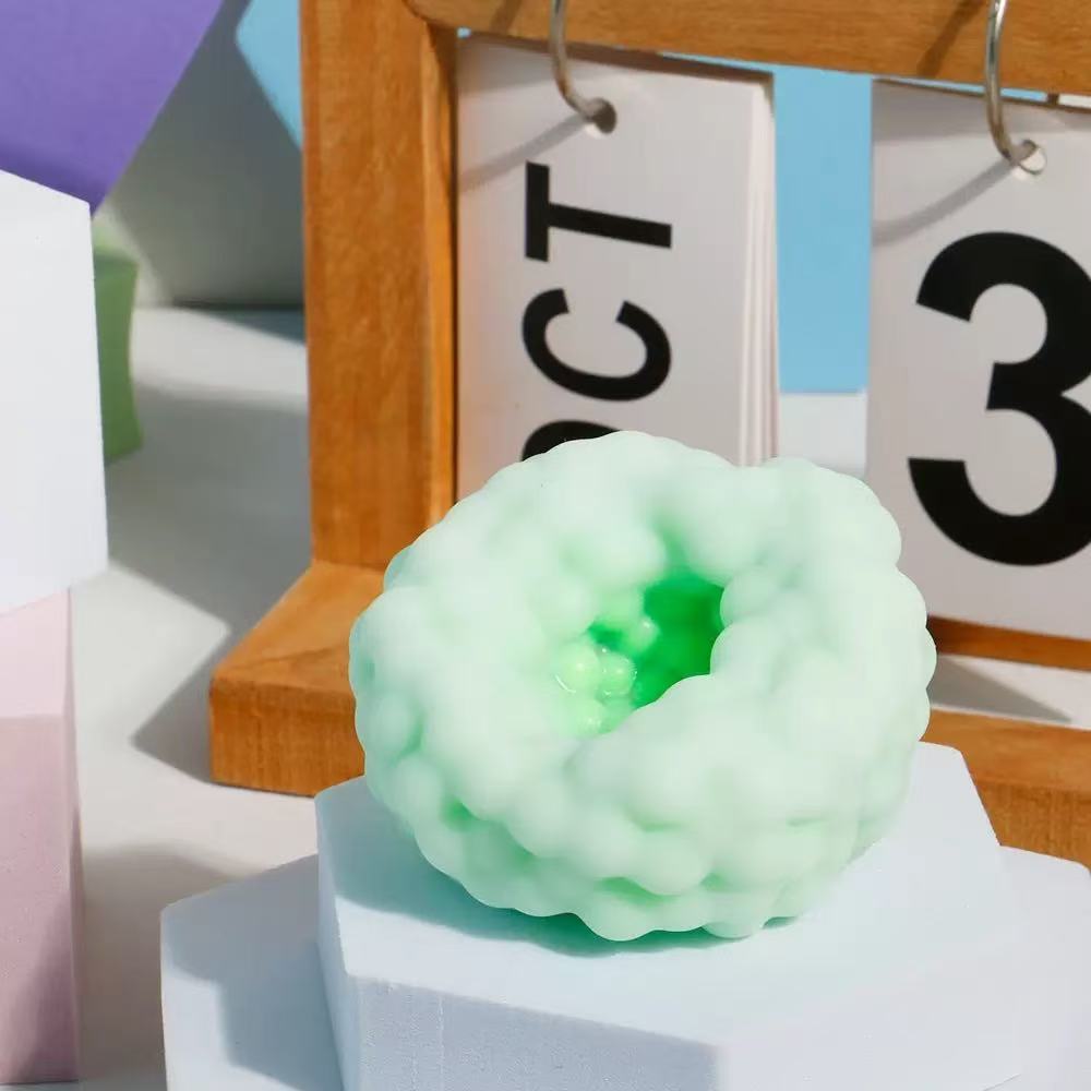 Creative And Soft Stress Relief Ball Diy Rubble Ice Skin Adhesive Handball Desktop Squeezing Soothing Toy Party Birthday Gift