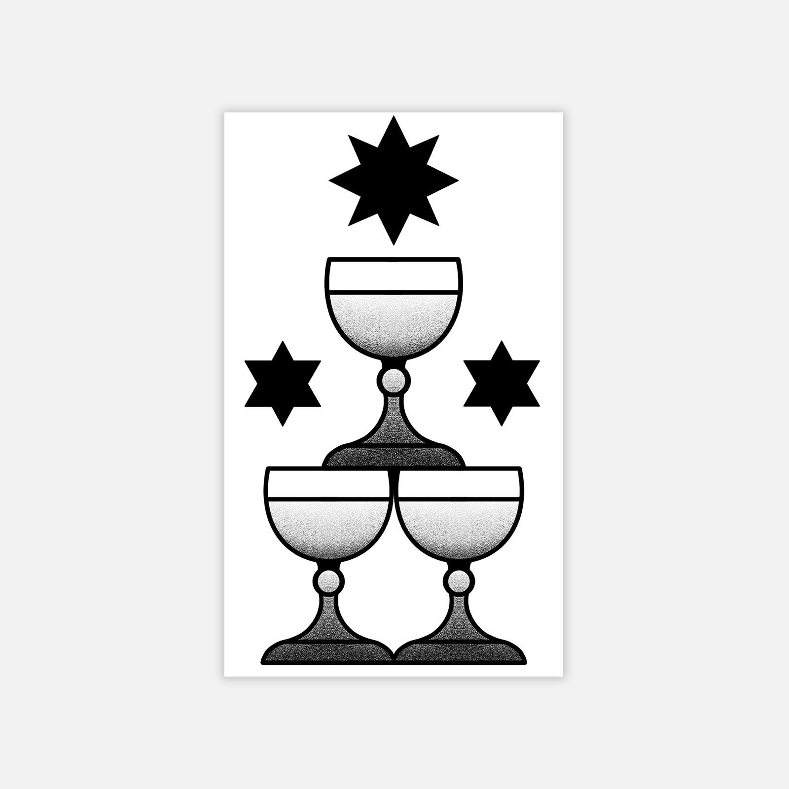 Advanced sense niche personality domineering butterfly tattoo sticker 6*10