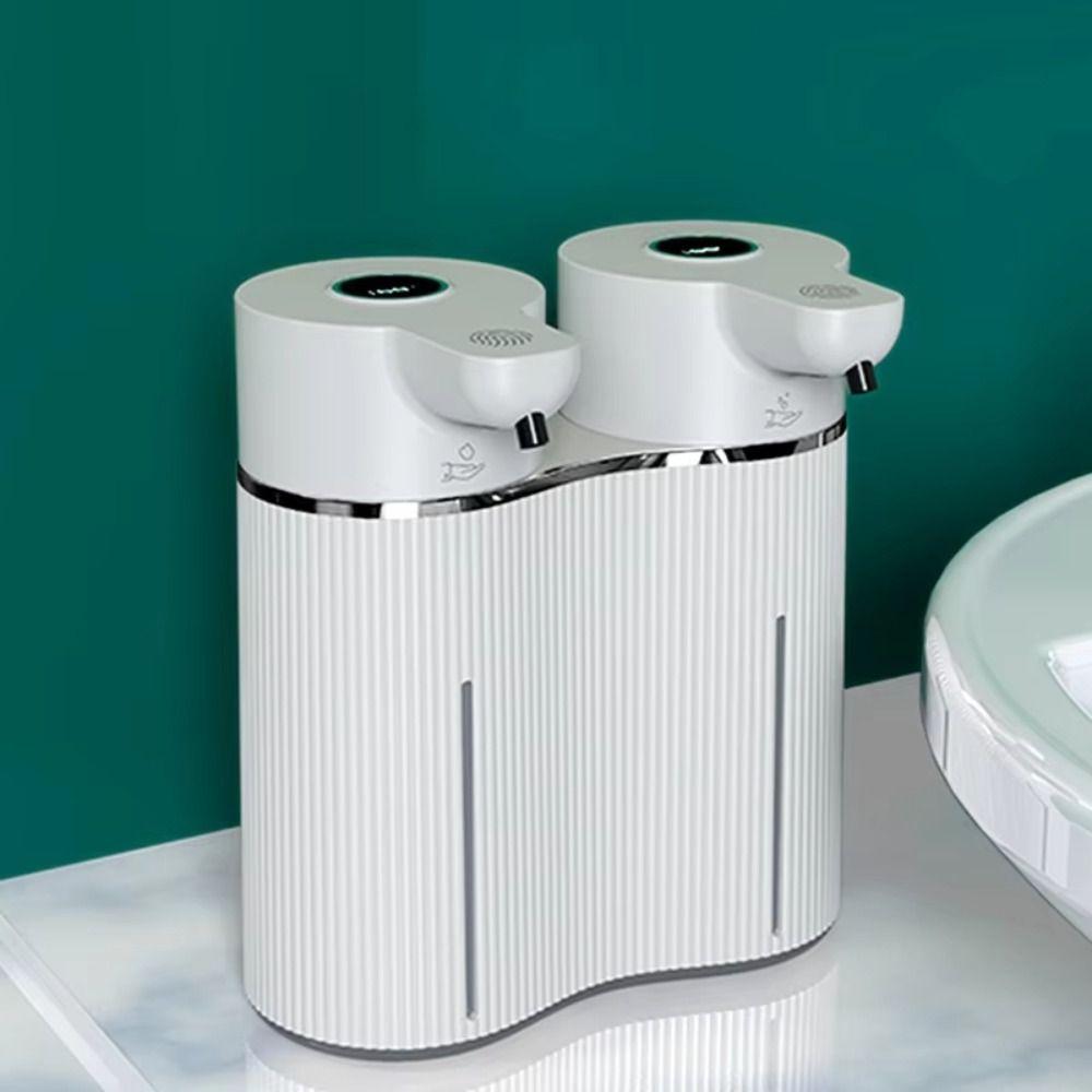 Infrared Sensor Double-Head Soap Dispenser Foam+Liquid Soap Dispenser  Commercial Use