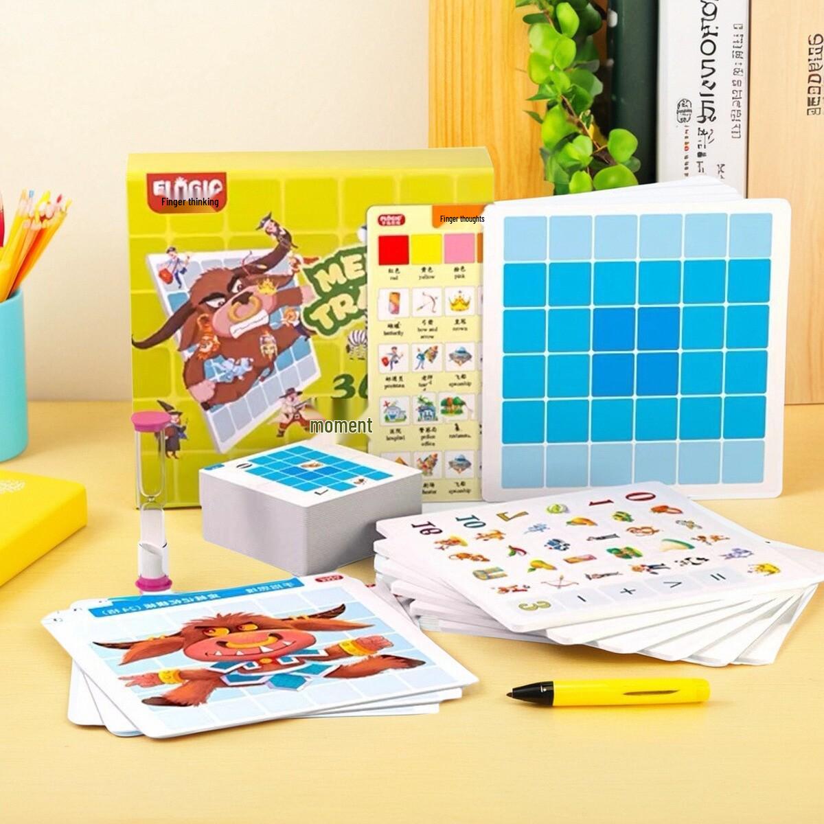 

Shichida Whole Brain Development Photographic Memory Grid Board Educational Toy