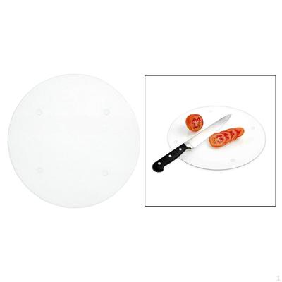 Cutting Board Chopping Heat Resistant Kitchen Essential Round Non Slip Serving Tray for Pizza