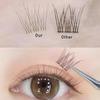 36/120pcs Self-Adhesive False Eyelashes, Natural Long DIY Individual Eyelashes Extension, Single Cluster Segmented Eyelash