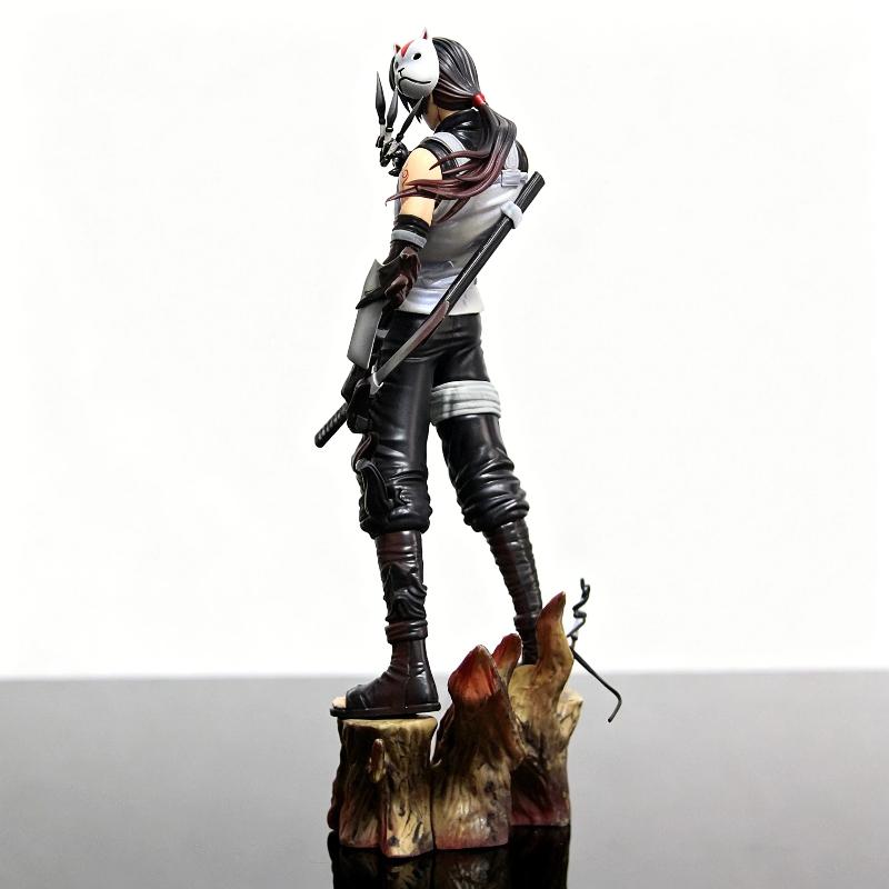 23cm Anbu Uchiha Itachi Anime PVC Figure Naruto Shippuden Collectible GK Statue Model Desktop Ornament Ninja Toy Gift For Fans