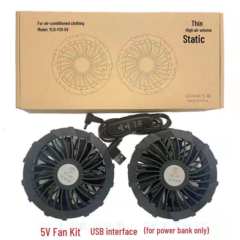 

Унисекс Летний Светоотражающий Жилет с Вентилятором - Предотвращение Теплового Удара и Функция Охлаждения 3XL