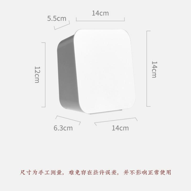 Multifunctional Creative Cotton Swab Storage Box Wall-mounted Cotton Pad Flip Dustproof Small Bathroom Supplies Plastic