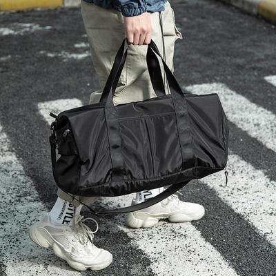 Kurze Reisetasche, Trocken- und Nasstrennung, Fitnesstasche, einfache, leichte Handtasche, Reiserucksack, Damentasche