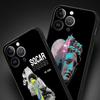 Cartoon Statue Abstract Art Phone Case Cover for iPhone 17 16 15 14 13 12 Pro Max 11 Pro Max 17 AIR Plus Shockproof Soft TPU Bag
