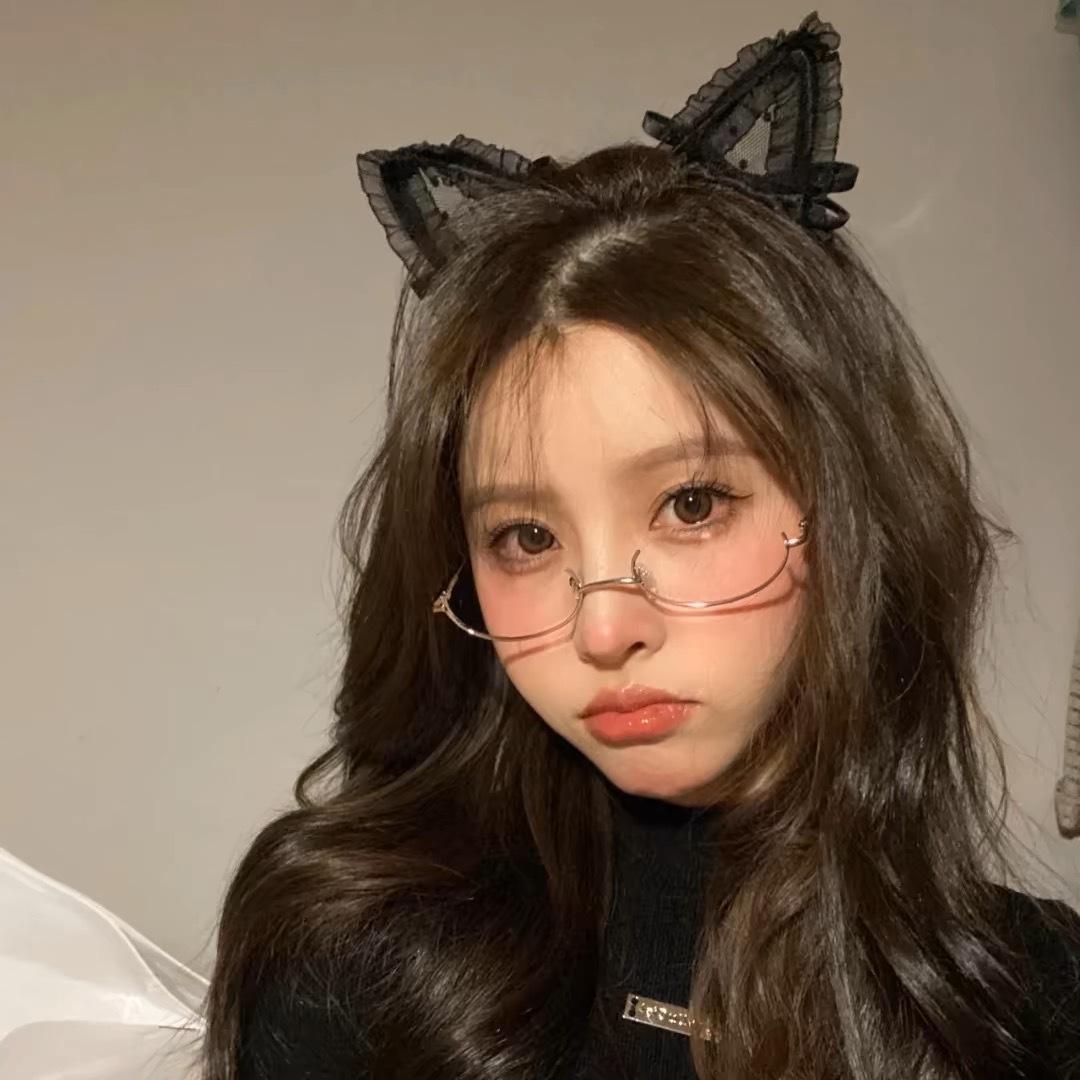 

Японские нижние полуоправы очков женские милые декоративные оправы Imperial Sister Pure Desire Wind полуоправы очков без линз