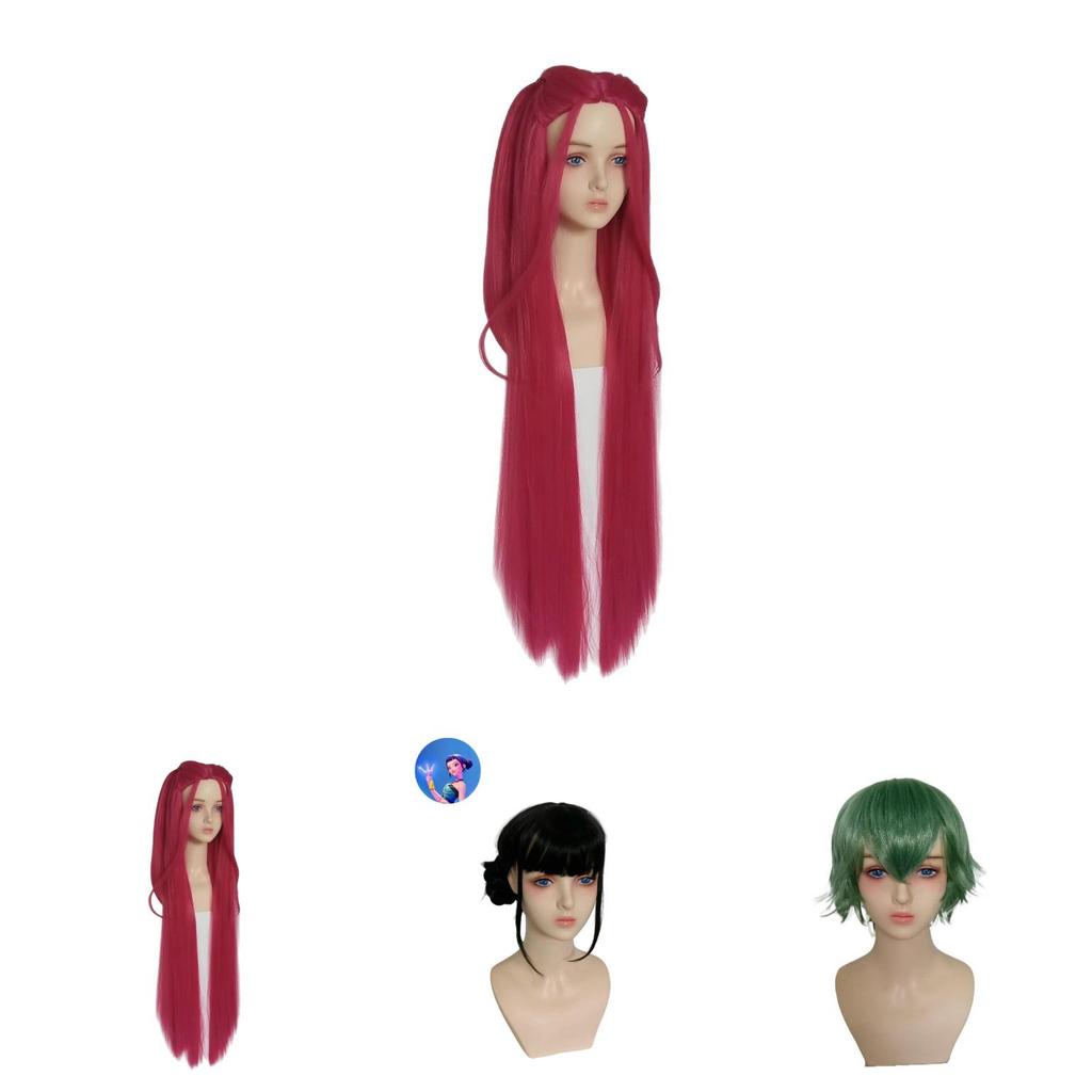 Skpop Hunter Girl Cosplay Wig With Hightemperature Silk For Anime Costumes And Parties