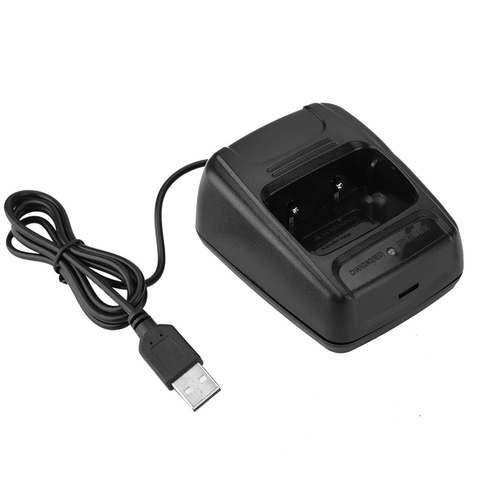 Dvojpásmová vysielačka Walkie Talkie USB nabíjací dok Stanica pre Baofeng BF888SBF777SBF666S