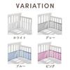 CocoFill Crib Bed Baby Safety Easy Warranty Liner, Guard, Fence, Mesh, Washable, Installation, 90-Day (Pink)
