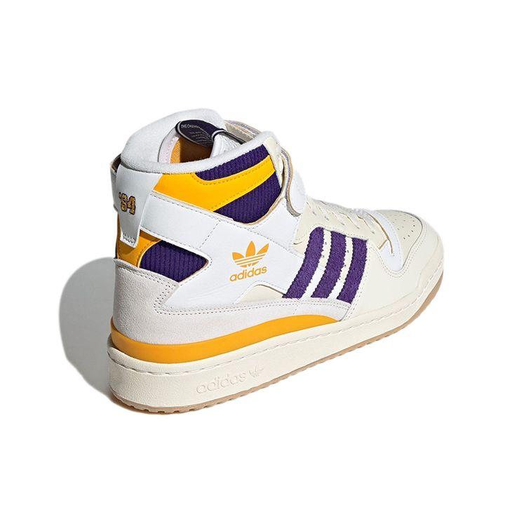 adidas Tênis Unissex Forum 84 High Lakers Creme GX9054