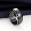 Rings, Smooth Curved Rotatable Rings, Unisex Simple Jewelry