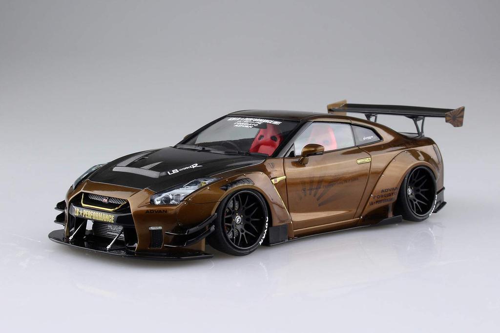 Aoshima Bunka Kyozai Liberty Walk R35 Type 2 Plastic Model Kit Co., Ltd. (AOSHIMA) 1/24 No.12 LBWorks GT-R Ver.1 (Pre-colored)